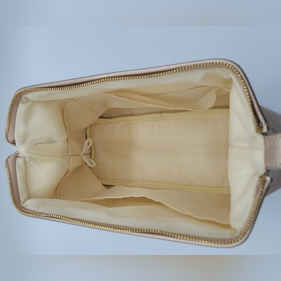 Rose Gold Large Cosmetic Case Beauty Boutique NEW #673 - Picture 4 of 16